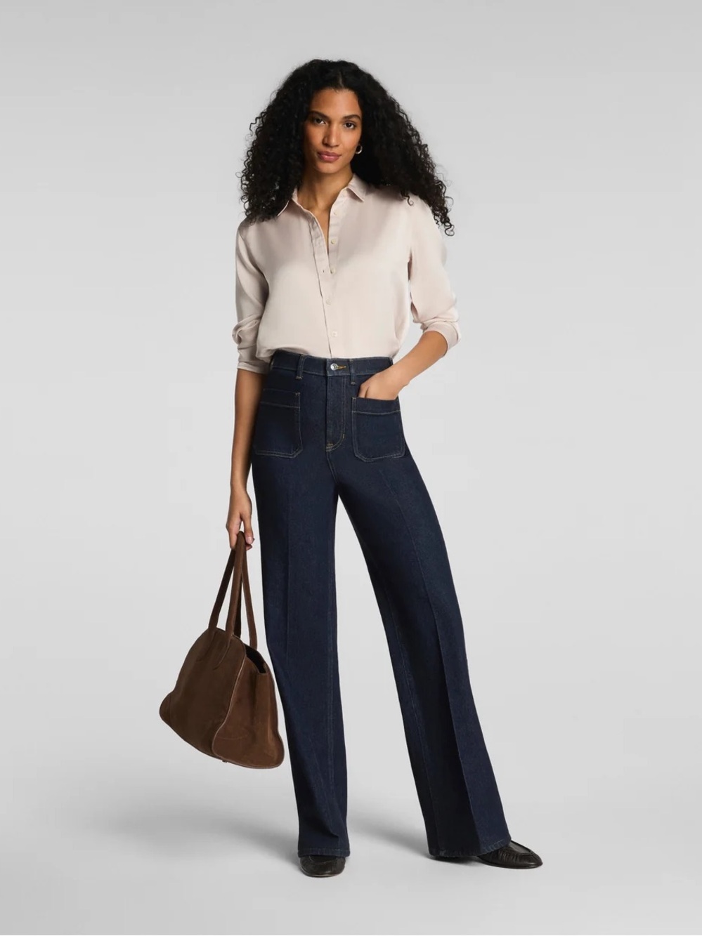 Spanx Flare Jeans with Patch Pockets. NWT